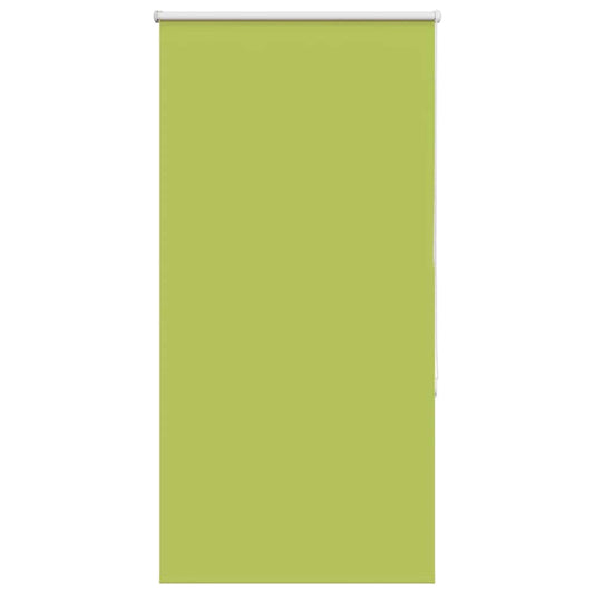 vidaXL Roller Blind Blackout Leaves Green 85x130cm Fabric Width 80.7cm