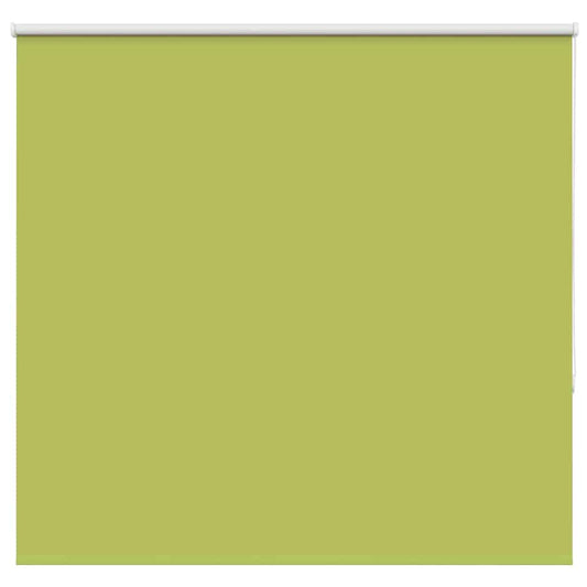 vidaXL Roller Blind Blackout Leaves Green 145x150 cm Width 141.6 cm