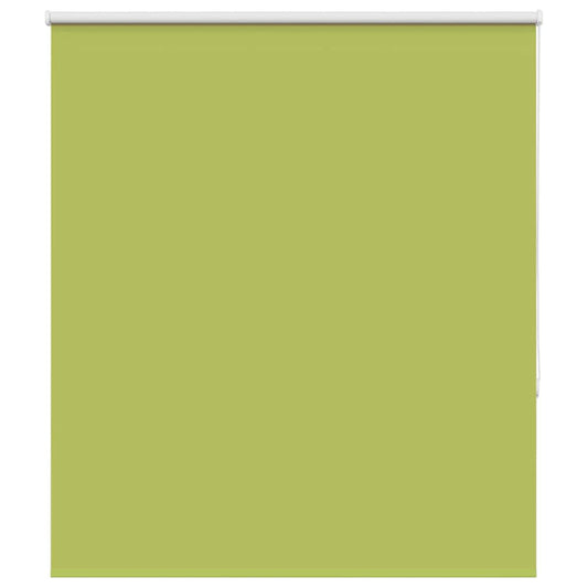 vidaXL Roller Blind Blackout Leaves Green 120x175 cm Width 116.6 cm