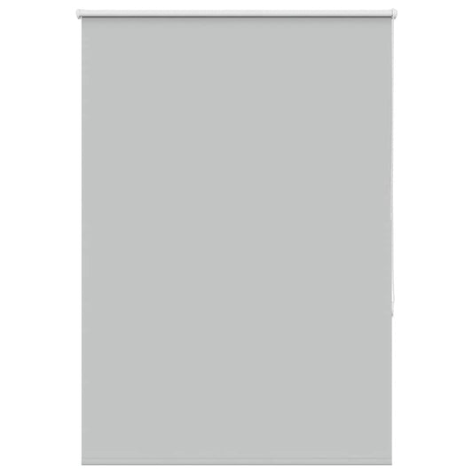 vidaXL Roller Blind Blackout Light Grey 100x130cm Fabric Width 95.7cm
