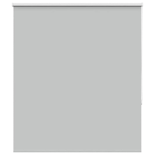 vidaXL Roller Blind Blackout Light Grey 120x130cm Fabric Width 116.6cm