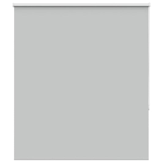 vidaXL Roller Blind Blackout Light Grey 135x130cm Fabric Width 131.6cm