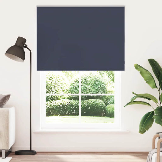 vidaXL Roller Blind Blackout Marine 155x210 cm Fabric Width 151.6 cm Polyester