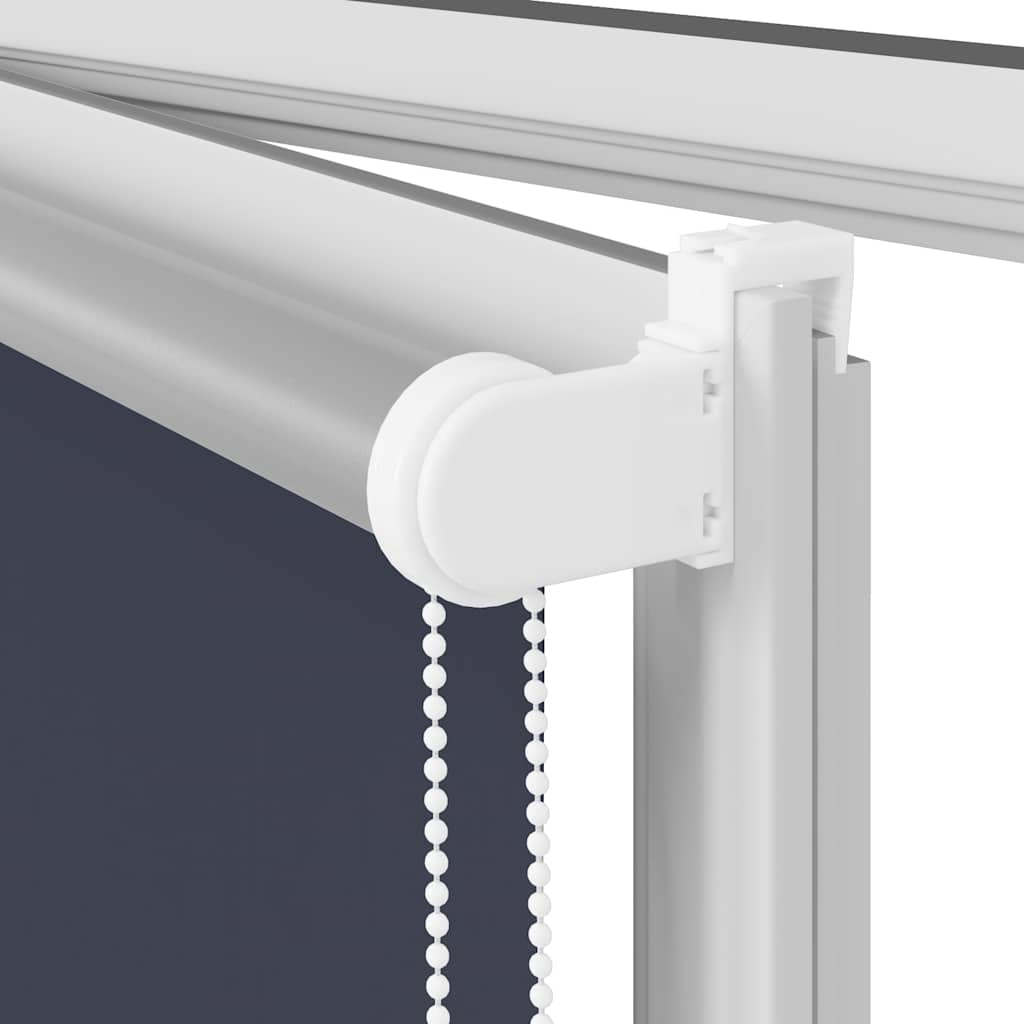 vidaXL Roller Blind Blackout Marine 155x210 cm Fabric Width 151.6 cm Polyester