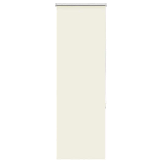 vidaXL Roller Blind Blackout Off White 55x130 cm Fabric Width 50.7 cm