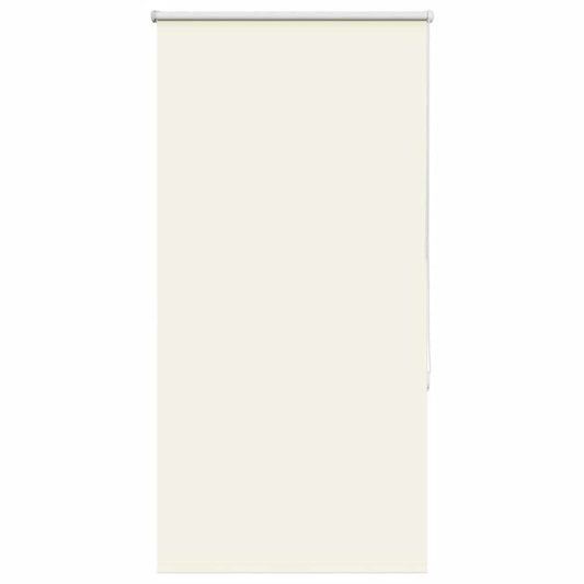vidaXL Roller Blind Blackout Off White 85x150 cm Fabric Width 80.7 cm