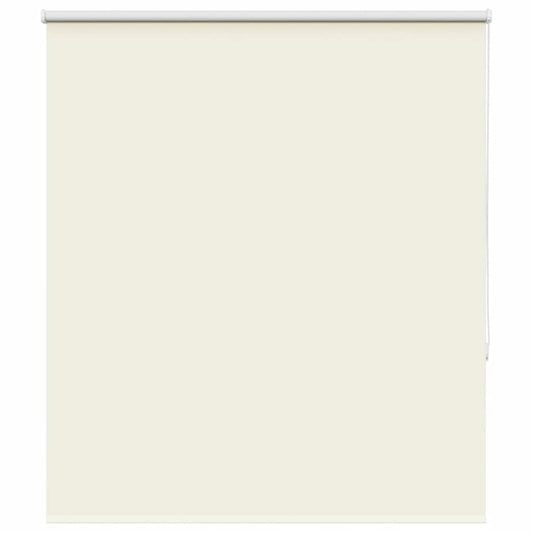 vidaXL Roller Blind Blackout Off White 125x150cm Fabric Width 121.6cm