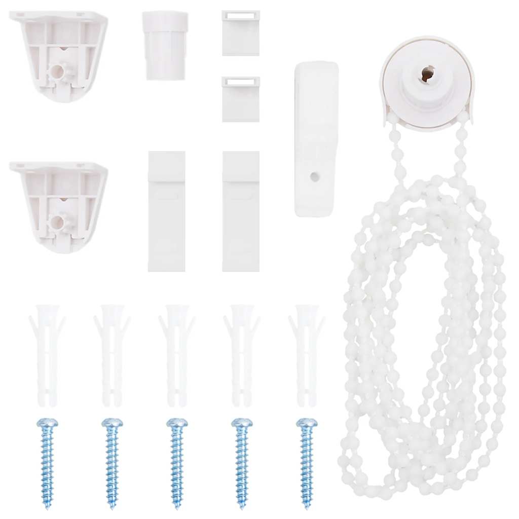vidaXL Roller Blind Blackout Off White 65x175 cm Fabric Width 60.7 cm