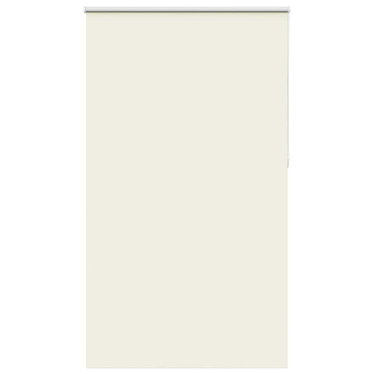 vidaXL Roller Blind Blackout Off White 120x210cm Fabric Width 116.6cm