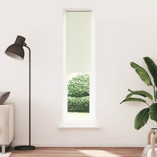 vidaXL Roller Blind Blackout Off White 45x230 cm Fabric Width 40.7 cm