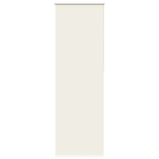 vidaXL Roller Blind Blackout Off White 75x230 cm Fabric Width 70.7 cm