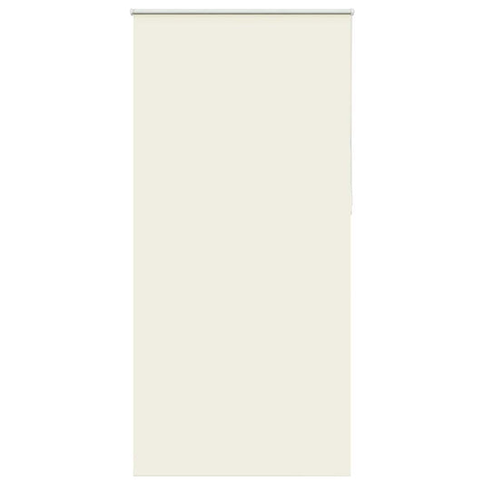 vidaXL Roller Blind Blackout Off White 100x230 cm Fabric Width 95.7 cm