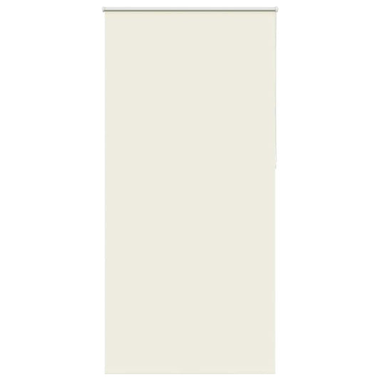 vidaXL Roller Blind Blackout Off White 105x230cm Fabric Width 100.7cm