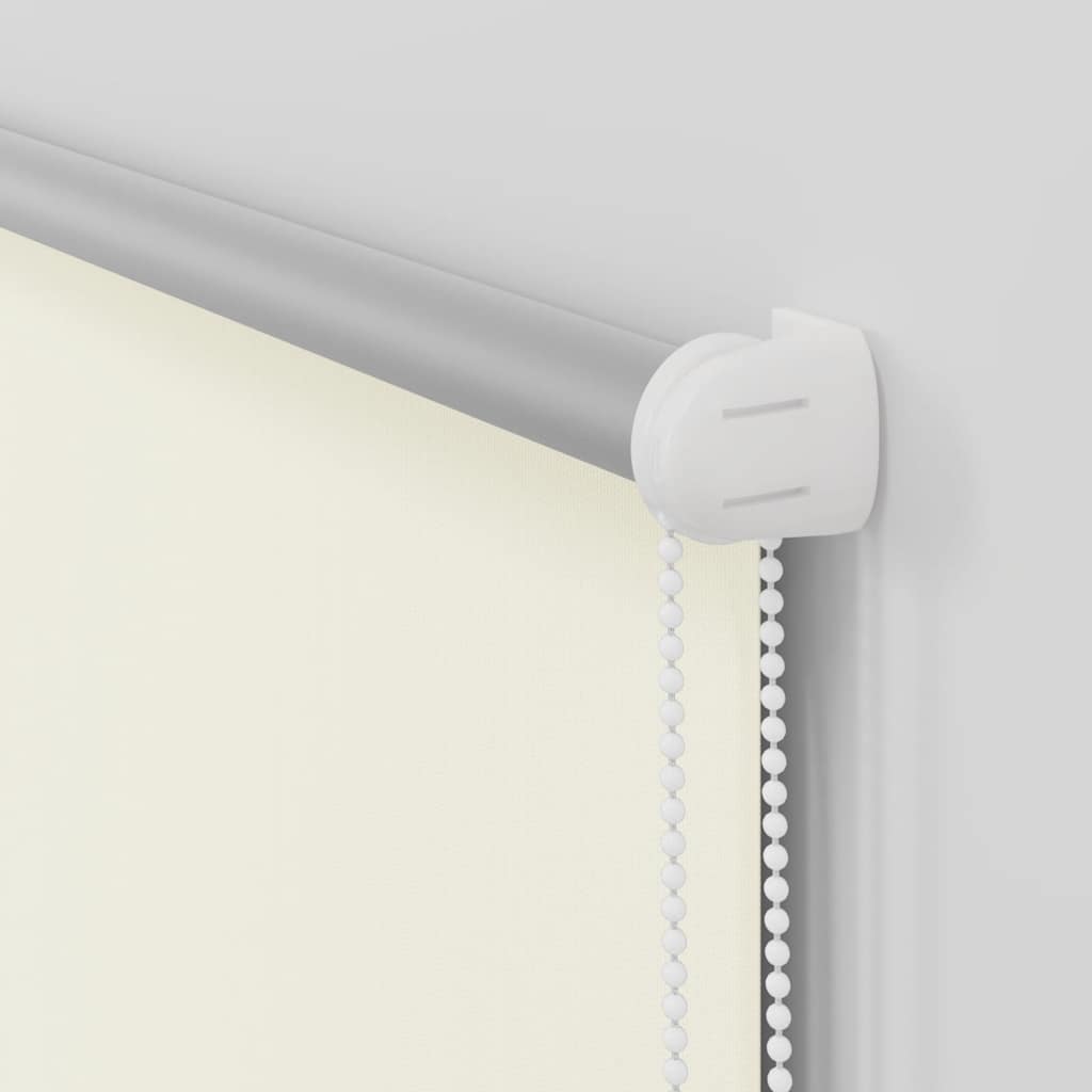 vidaXL Roller Blind Blackout Off White 105x230cm Fabric Width 100.7cm
