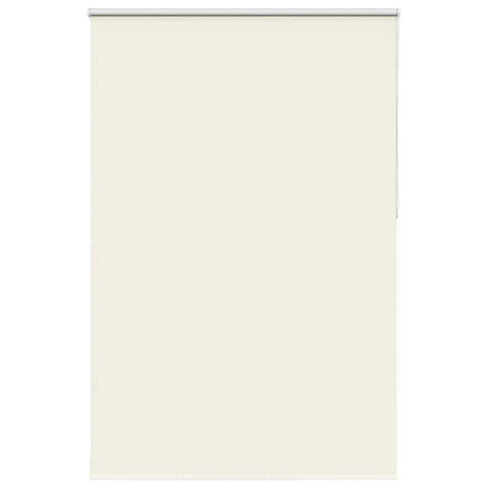 vidaXL Roller Blind Blackout Off White 165x230 cm Fabric Width 161,6 cm Polyester