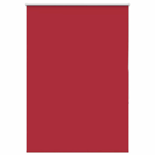 vidaXL Roller Blind Blackout Red 105x130 cm Fabric Width 100.7 cm Polyester