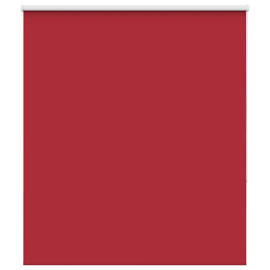 vidaXL Roller Blind Blackout Red 135x150 cm Fabric Width 131.6 cm
