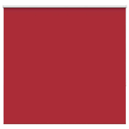 vidaXL Roller Blind Blackout Red 155x150 cm Fabric Width 151.6 cm Polyester
