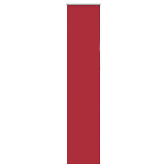 vidaXL Roller Blind Blackout Red 55x210 cm Fabric Width 50.7 cm Polyester