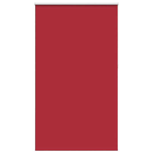 vidaXL Roller Blind Blackout Red 135x210 cm Fabric Width 131.6 cm Polyester