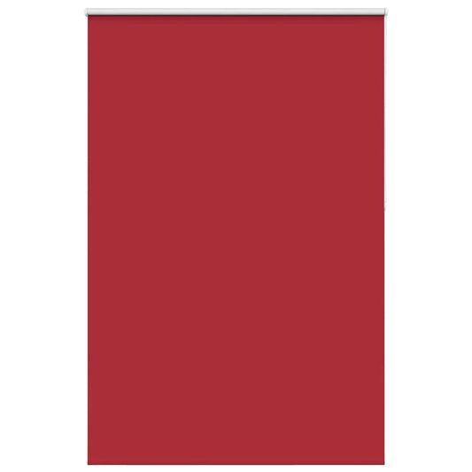 vidaXL Roller Blind Blackout Red 145x210 cm Fabric Width 141.6 cm Polyester