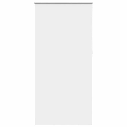 vidaXL Roller Blind Blackout White 110x210 cm Fabric Width 105.7 cm