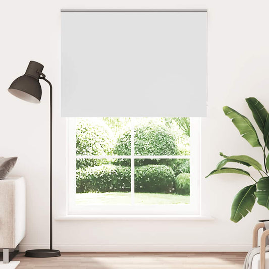 vidaXL Roller Blind Blackout White 165x230 cm Fabric Width 161,6 cm Polyester