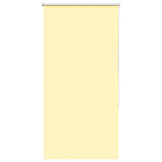 vidaXL Roller Blind Blackout Yellow 75x130 cm Fabric Width 70.7 cm