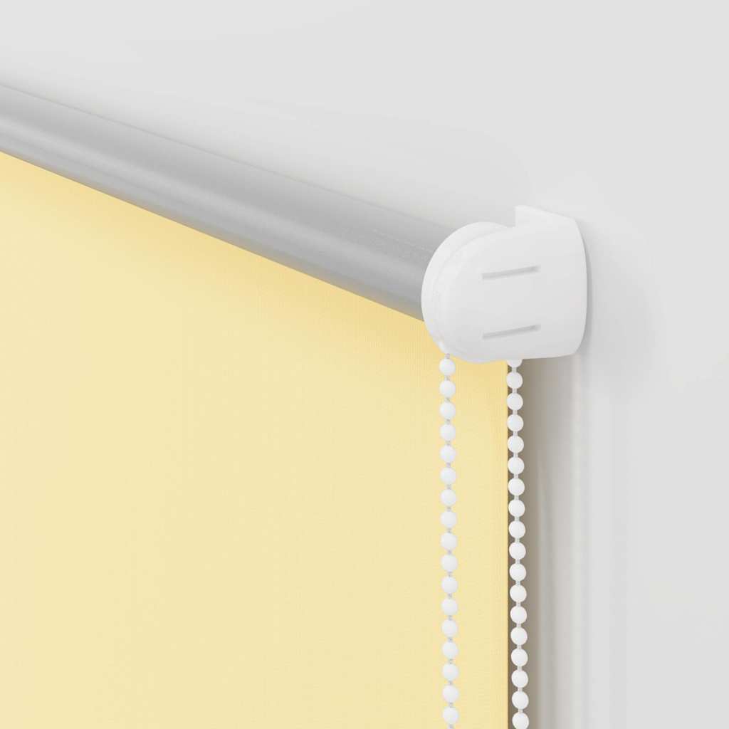 vidaXL Roller Blind Blackout Yellow 55x150 cm Fabric Width 50.7 cm Polyester