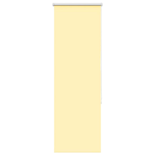 vidaXL Roller Blind Blackout Yellow 40x175 cm Fabric Width 35.7 cm