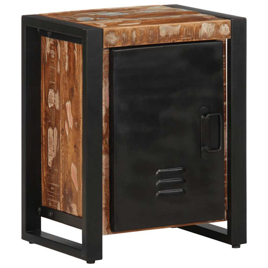 vidaXL Bedside Cabinets 2 pcs Multicolour Solid Rough Wood Mango