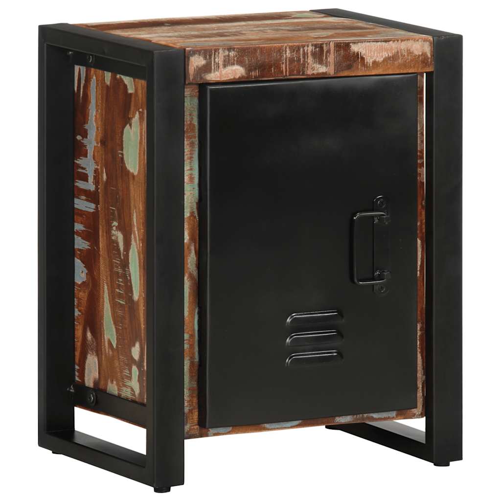 vidaXL Bedside Cabinets 2 pcs Multicolour Solid Rough Wood Mango