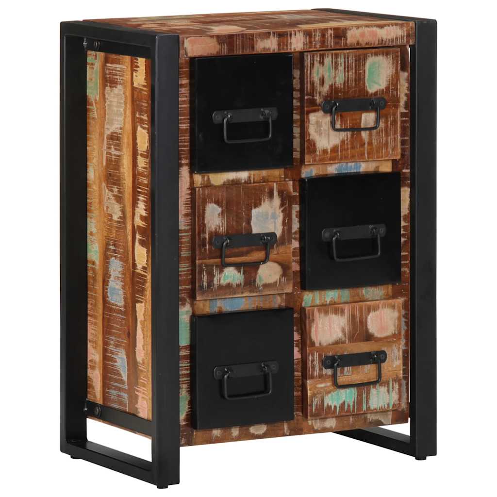 vidaXL Sideboard 50x35x70 cm Solid Wood Reclaimed