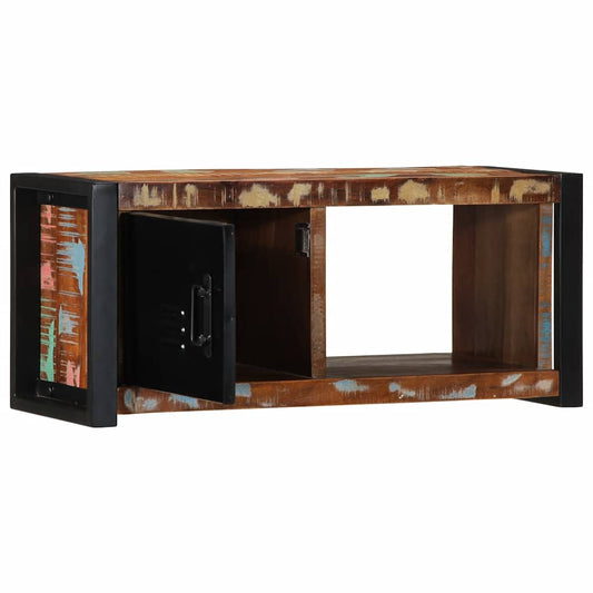 vidaXL TV Cabinet 80x30x35 cm Solid Wood Reclaimed