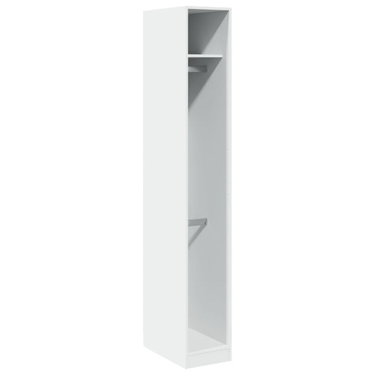 vidaXL Wardrobe White 30x50x200 cm Engineered Wood