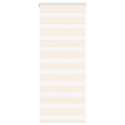 vidaXL Zebra Blind Marble Beige 60x100 cm Fabric Width 55,9 cm Polyester