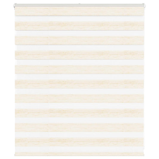 vidaXL Zebra Blind Marble Beige 135x100 cm Fabric Width 130.9 cm