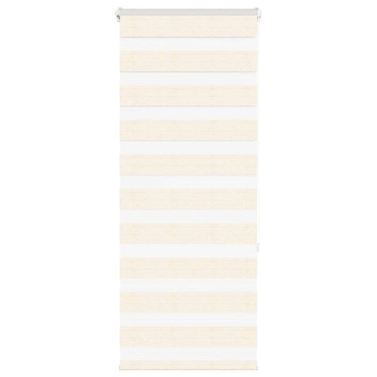vidaXL Zebra Blind Marble Beige 55x150cm Fabric Width 50.9cm Polyester