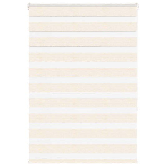 vidaXL Zebra Blind Marble Beige 105x150 cm Fabric Width 100.9 cm