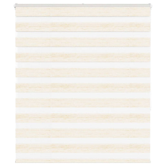 vidaXL Zebra Blind Marble Beige 120x150 cm Fabric Width 115.9 cm