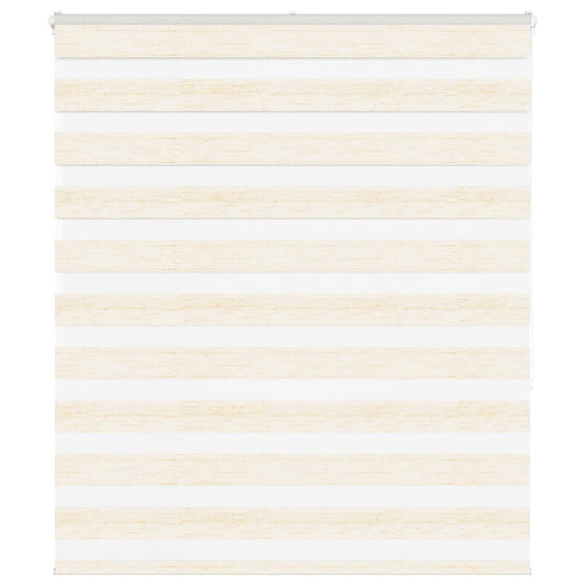 vidaXL Zebra Blind Marble Beige 125x150 cm Fabric Width 120.9 cm