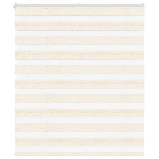 vidaXL Zebra Blind Marble Beige 135x150 cm Fabric Width 130.9 cm