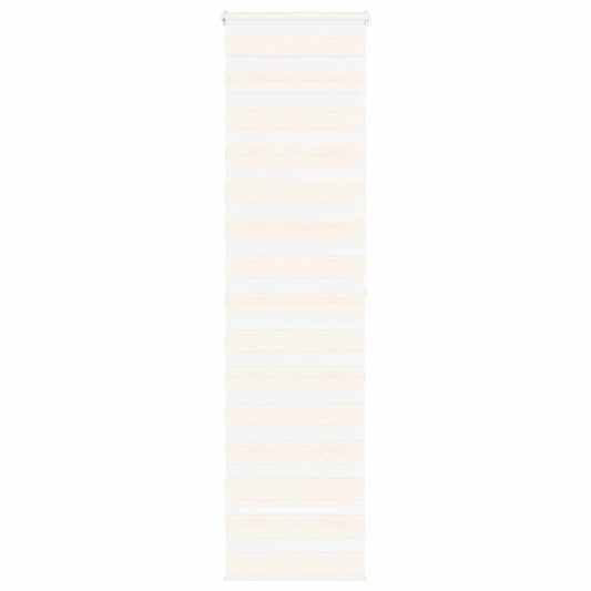 vidaXL Zebra Blind Marble Beige 55x200cm Fabric Width 50.9cm Polyester
