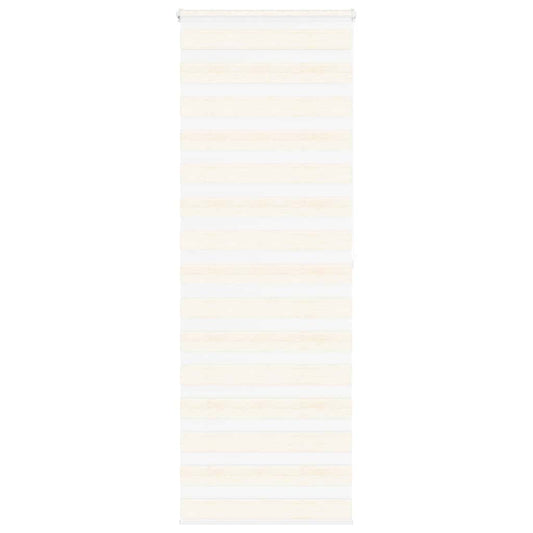 vidaXL Zebra Blind Marble Beige 90x200cm Fabric Width 85.9cm Polyester