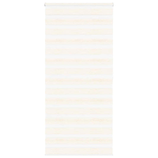 vidaXL Zebra Blind Marble Beige 110x200 cm Fabric Width 105.9 cm