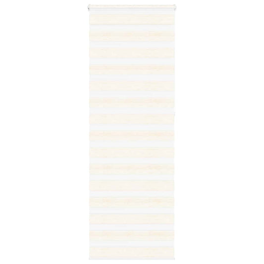 vidaXL Zebra Blind Marble Beige 90x230cm Fabric Width 85.9cm Polyester