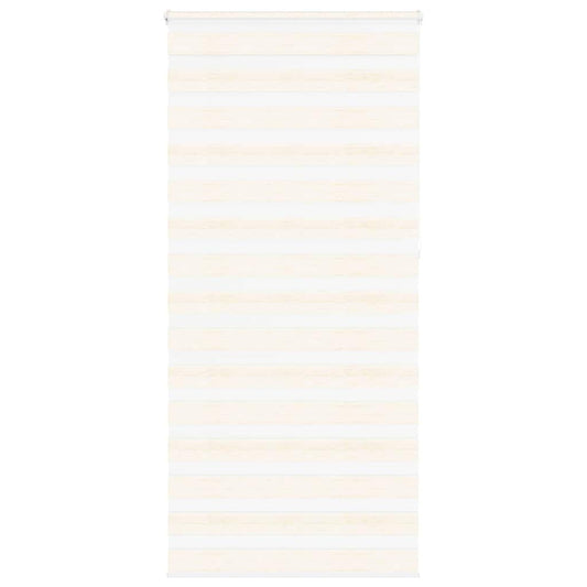 vidaXL Zebra Blind Marble Beige 95x230cm Fabric Width 90.9cm Polyester