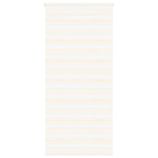 vidaXL Zebra Blind Marble Beige 100x230 cm Fabric Width 95.9 cm