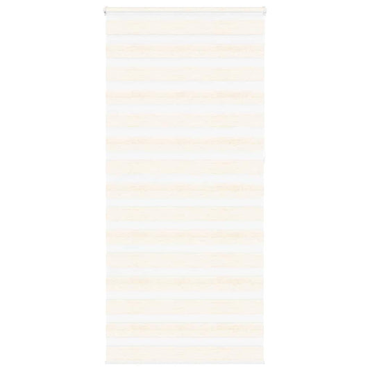 vidaXL Zebra Blind Marble Beige 115x230 cm Fabric Width 110,9 cm Polyester