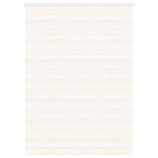 vidaXL Zebra Blind Marble Beige 165x230 cm Fabric Width 160,9 cm Polyester
